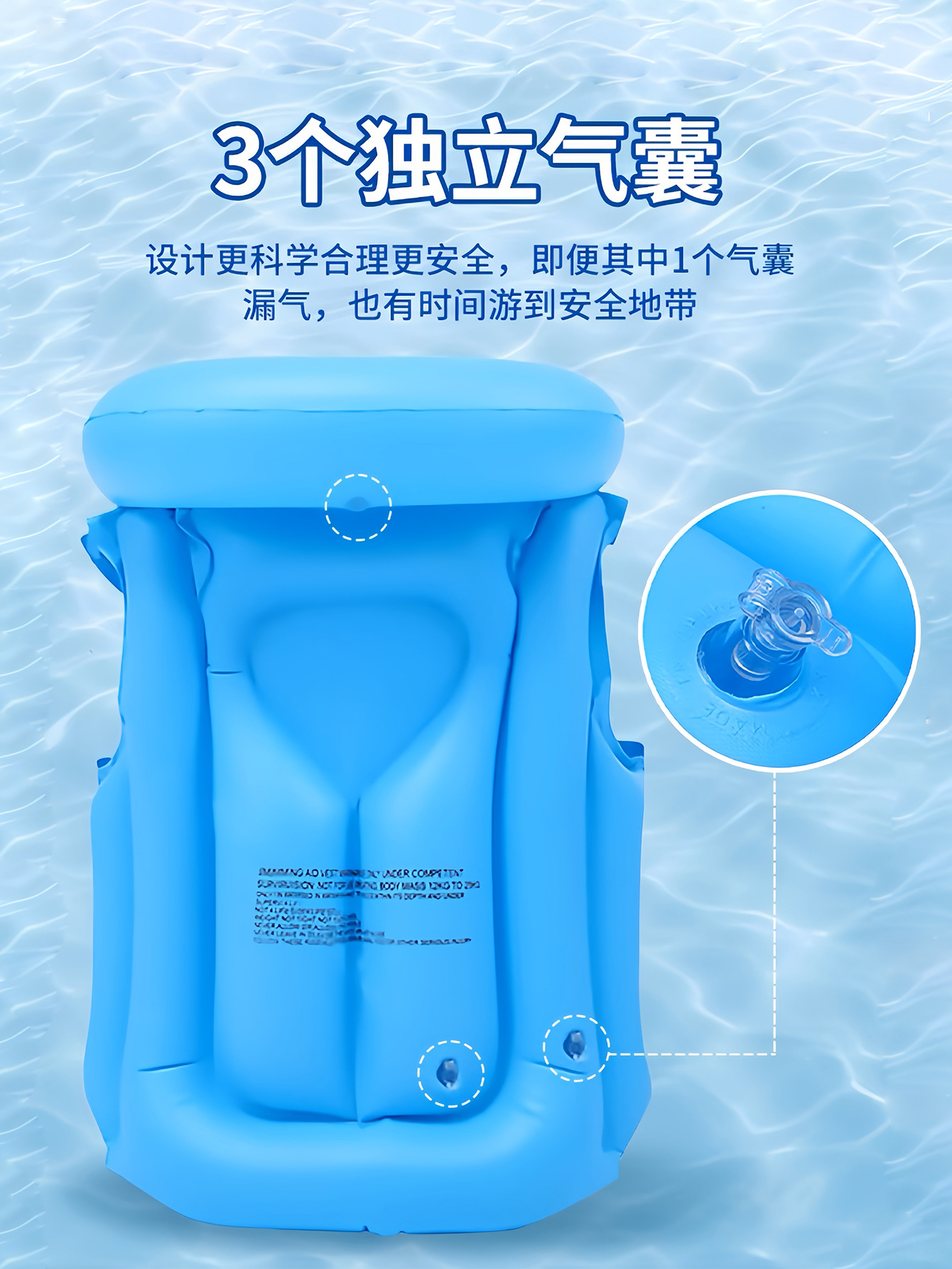 In stock: Children's buoyancy suits, thickened PVC swimming suits, inflatable water play and swimming equipment, men's and women's safety vests and vests Application Scenario