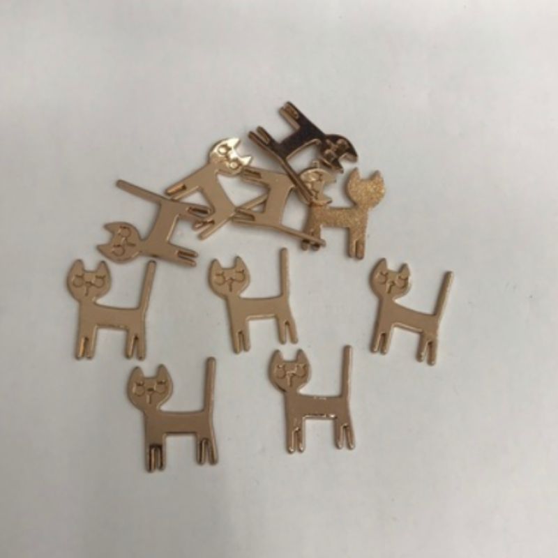 服装辅料饰品配件箱包鞋服装饰扣可爱猫diy装饰 现货