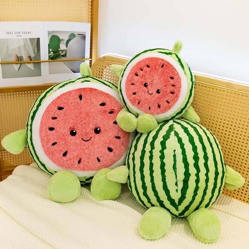 The new watermelon series plush toy creative doll is a birthday gift for friends