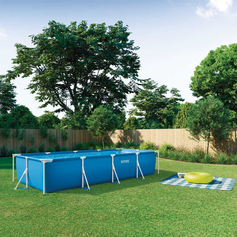 INTEX28273家庭长方形成人水池 pvc管架戏水池 儿童游泳池详情2
