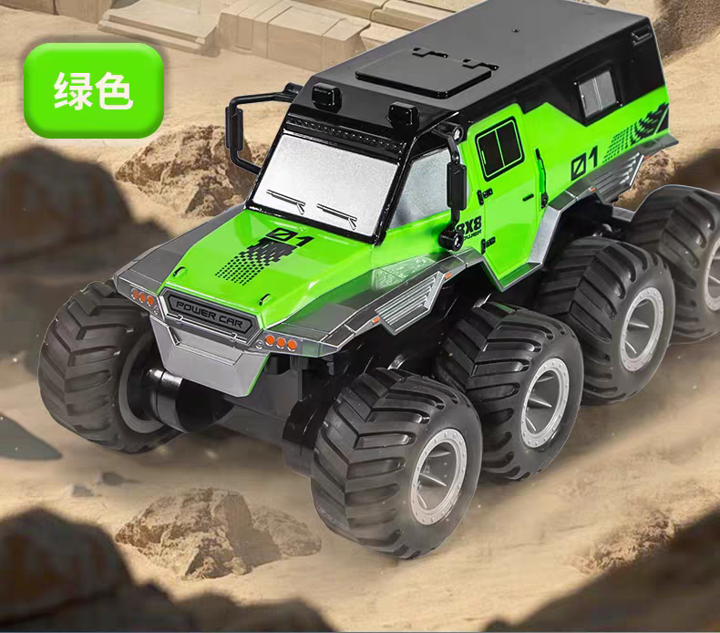 RC Remote control car, children's amphibious eight-wheel four-wheel drive off-road drifting racing car, electric toy car, boy gift detail image 17