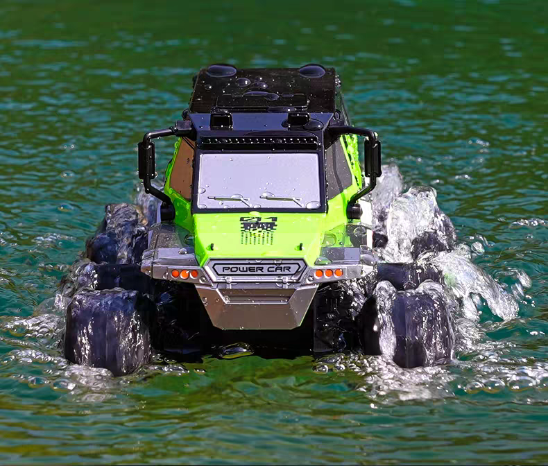 RC Remote control car, children's amphibious eight-wheel four-wheel drive off-road drifting racing car, electric toy car, boy gift detail image 20