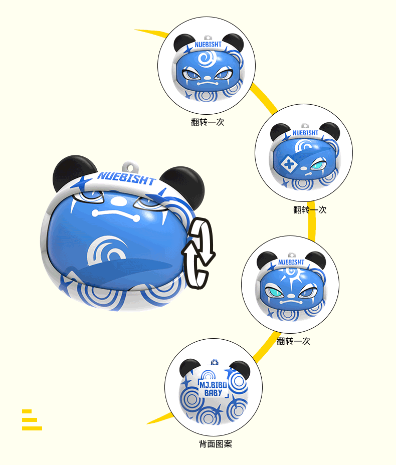 便捷式防丢跑步旋转变脸变声蓝牙耳机佩戴舒适入耳式降噪长续航GO6立体声详情19