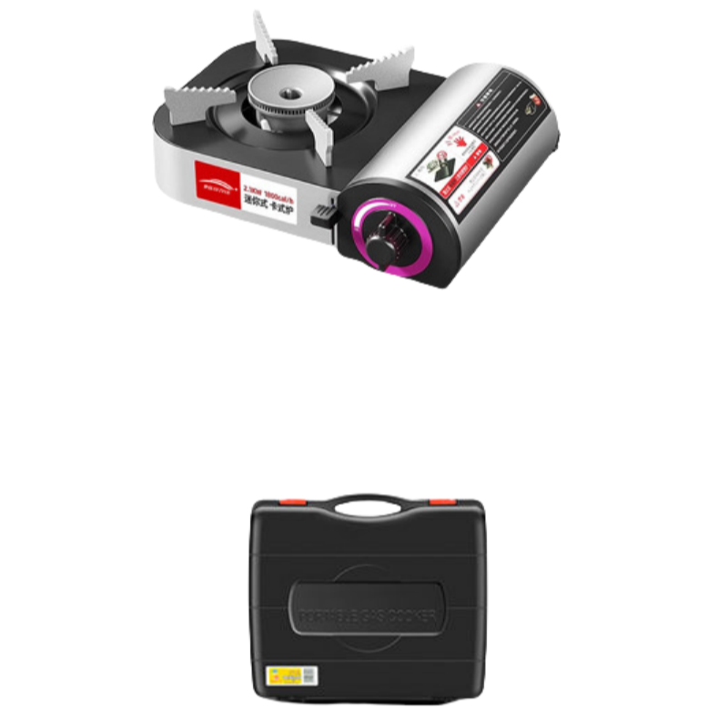 外贸批发露营烧烤超薄炉超轻卡式气罐迷你炉户外折叠瓦斯炉