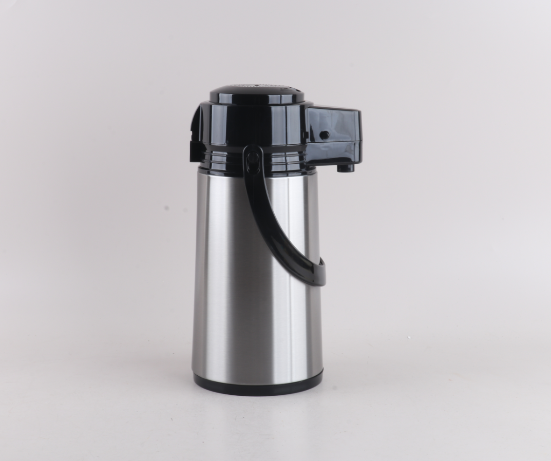 EJSHE 气压壶 白胆热水壶棋牌室家用保温壶出口按压式咖啡茶壶1升