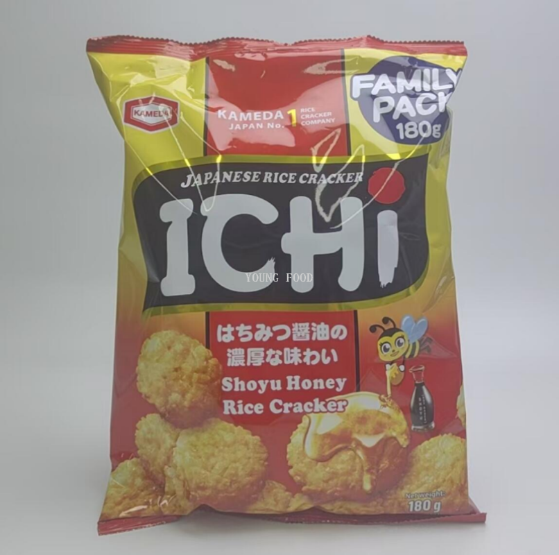 包邮 越南龟田制果酱油蜂蜜味米饼 膨化食品180g MANUKAVANTAGE