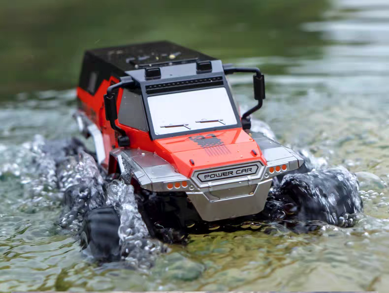 RC Remote control car, children's amphibious eight-wheel four-wheel drive off-road drifting racing car, electric toy car, boy gift detail image 19