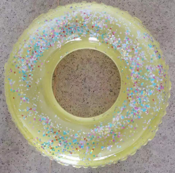 游泳圈亮片马卡龙腋下圈水上乐园救生圈产品图