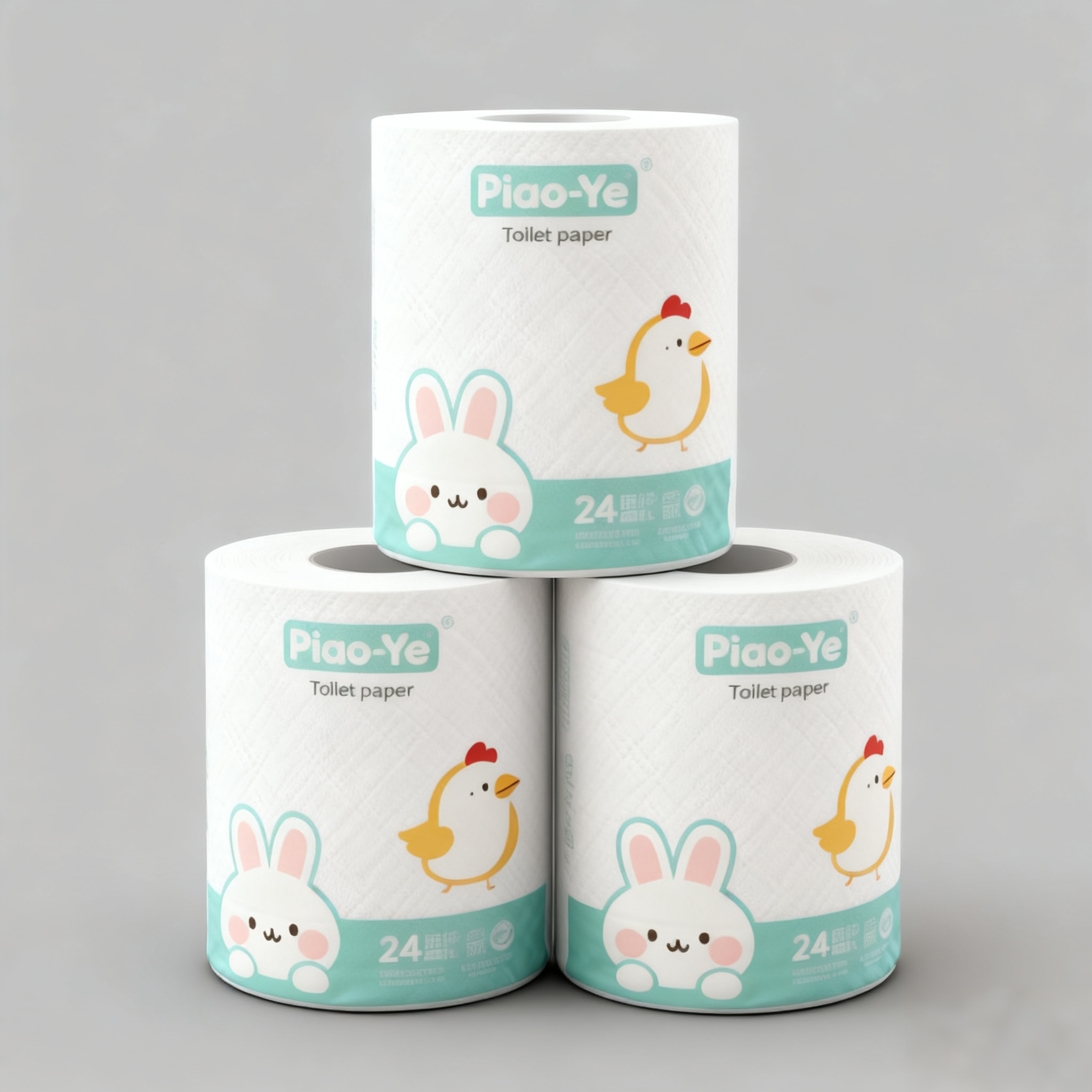 Hot-selling 100% virgin wood pulp toilet paper, environmentally friendly wholesale, 3-layer customized toilet paper details Picture