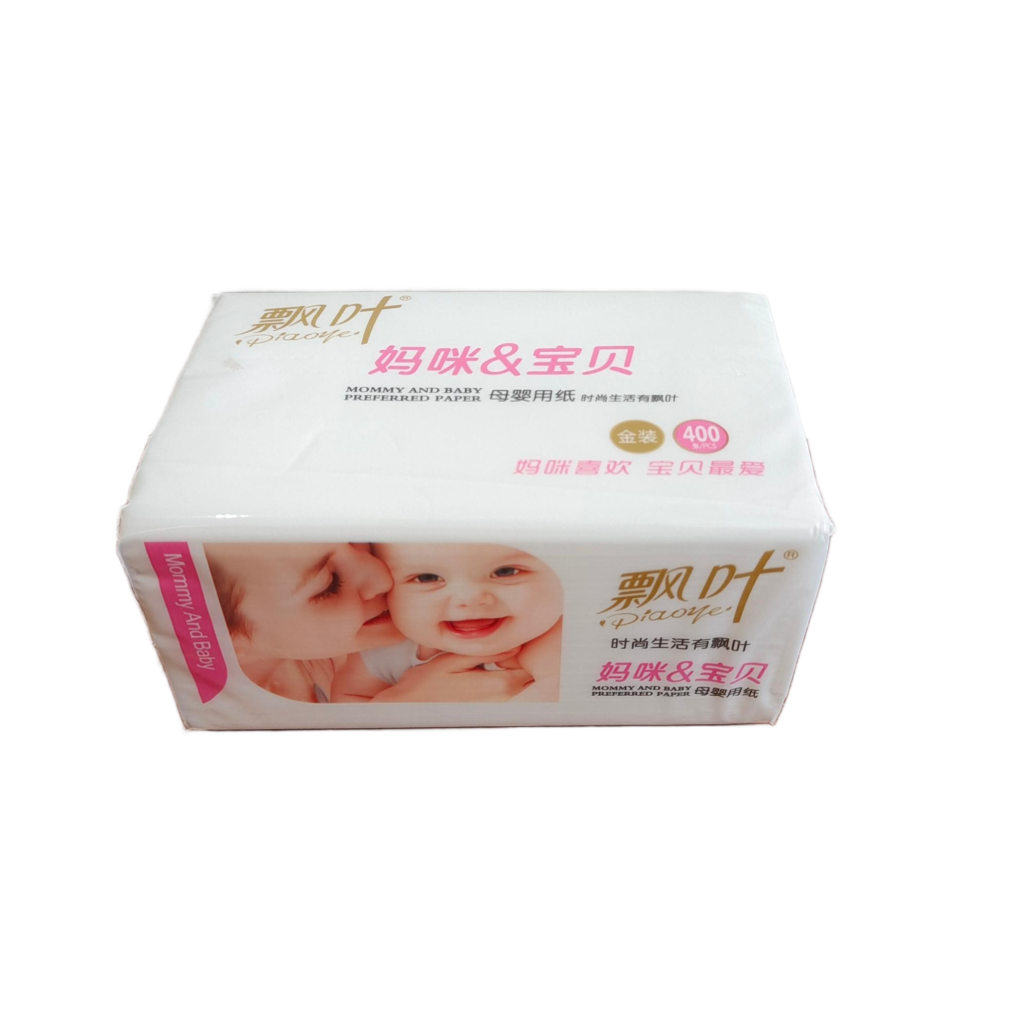 Factory direct sales of white wholesale household and commercial facial tissues, 4-layer box tissues, soft and strong household custom-made sheet materials, size wholesale, factory supply Item Picture