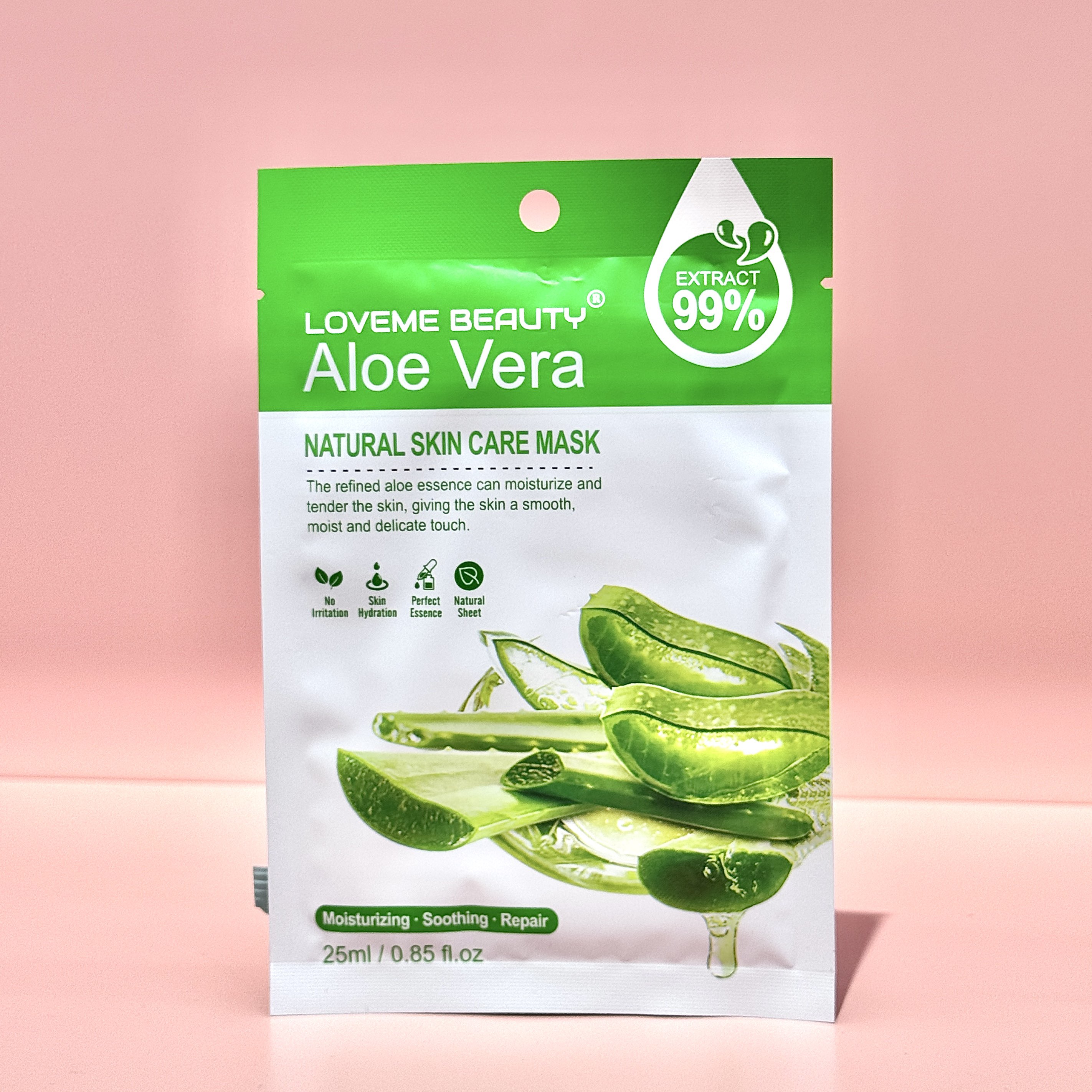 mask-Aloe Vera Natural Skin Care Mask & 25ml*5pcs