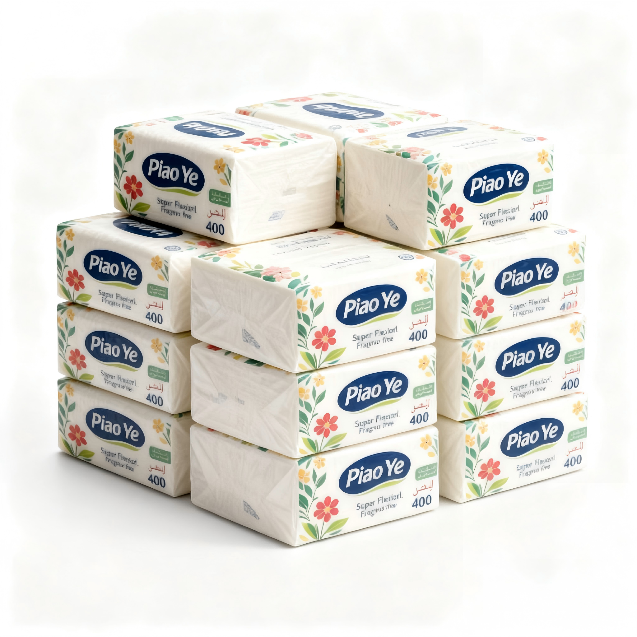 Wholesale of high-quality soft-packaged facial tissues from factory export, and wholesale of 4-layer virgin wood pulp facial tissues from manufacturers