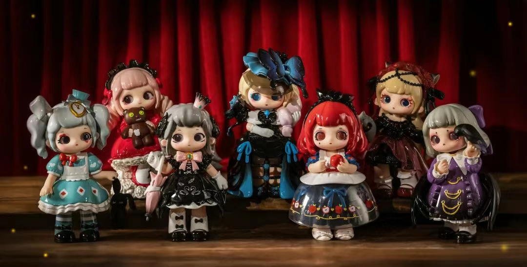 熠起ZIYULI又梨姐妹暗黑童话系列手办（一盒6个）创意潮流玩具盲盒详情1
