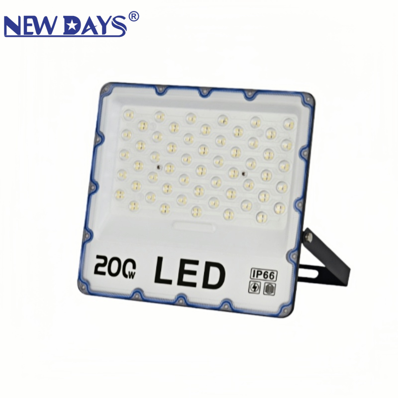 NEWDAYS brand's new cross-border outdoor spotlights, led floodlights, multi-silicon crystal board outdoor courtyard lighting, ultra-bright waterproof, dustproof and moisture-proof led floodlights, with ultra-long battery life fill lights Item Picture