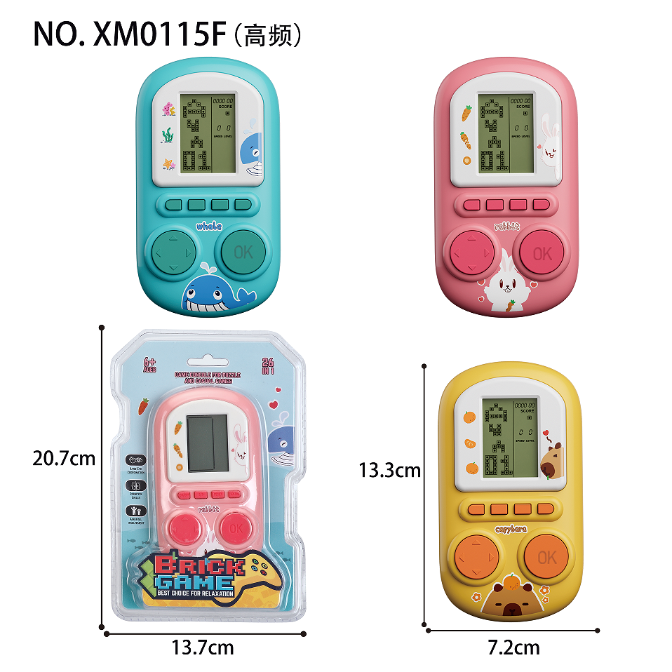 Cross-border Tetris game consoles, handheld devices, nostalgic childhood, classic toys for children, students, boys and girls, street stalls details Picture
