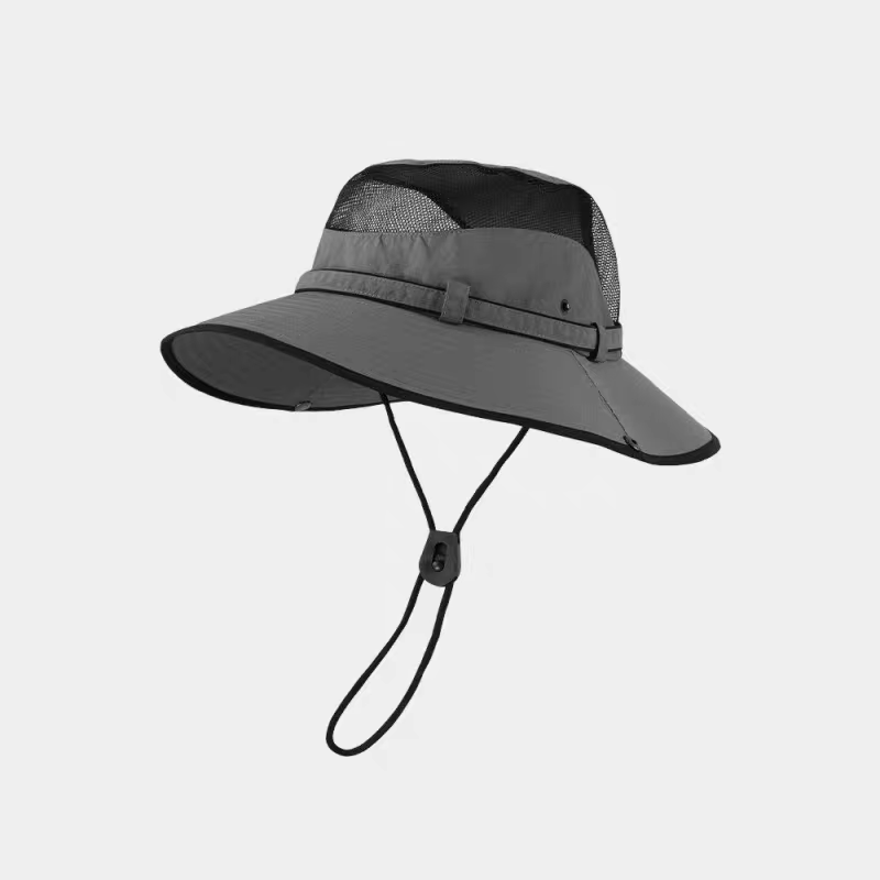 Spring and summer wide-brimmed outdoor casual hiking hat, fashionable fishing hat, and a cute hooded hat for women detail image 4