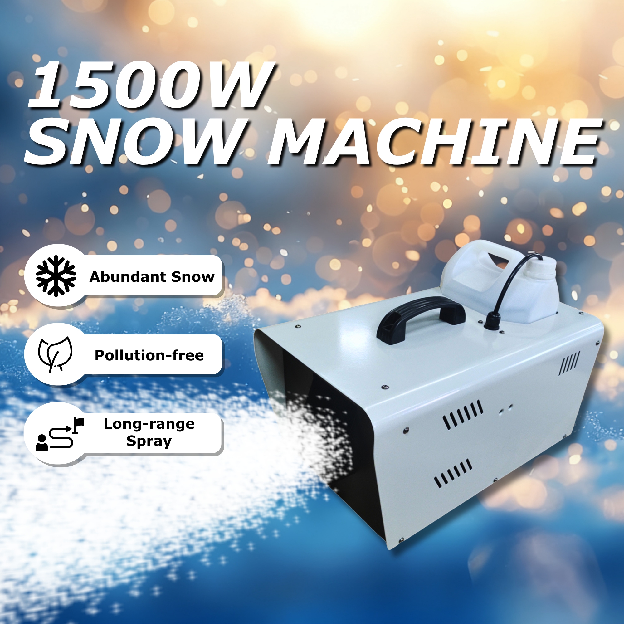 Factory Direct Sales Of Snowflake Machines, Snow Machines, Stage Remote Control Snow Sprays, Large-Scale Wedding Events, Christmas Festival Event Atmosphere Shaping, Outdoor Artificial Simulation Snow-Making Machines