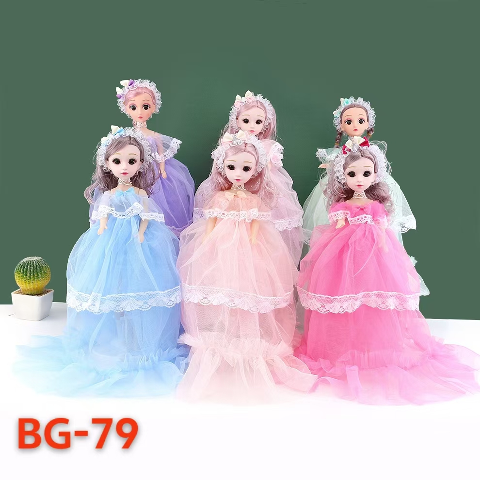 Factory direct sales of 55-cm large musical chiffon dress dolls, cute princesses, Barbie dolls, girls' birthday children's toys wholesale