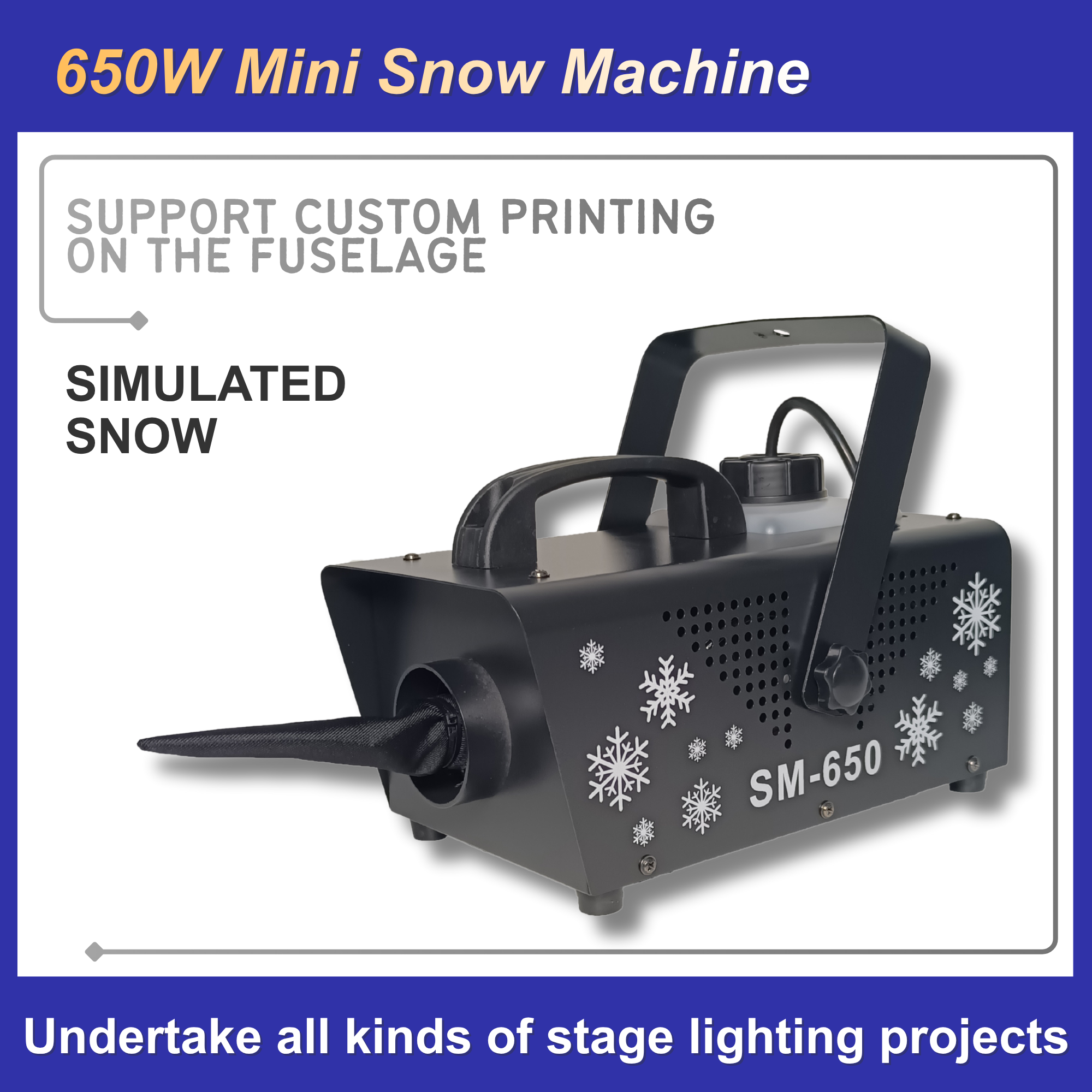 Factory Direct Sales Of Snowflake Machines, Snow Machines, Stage Remote Control Snow Sprays, Large-Scale Wedding Events, Christmas Festival Event Atmosphere Shaping, Outdoor Artificial Simulation Snow-Making Machines Item Picture