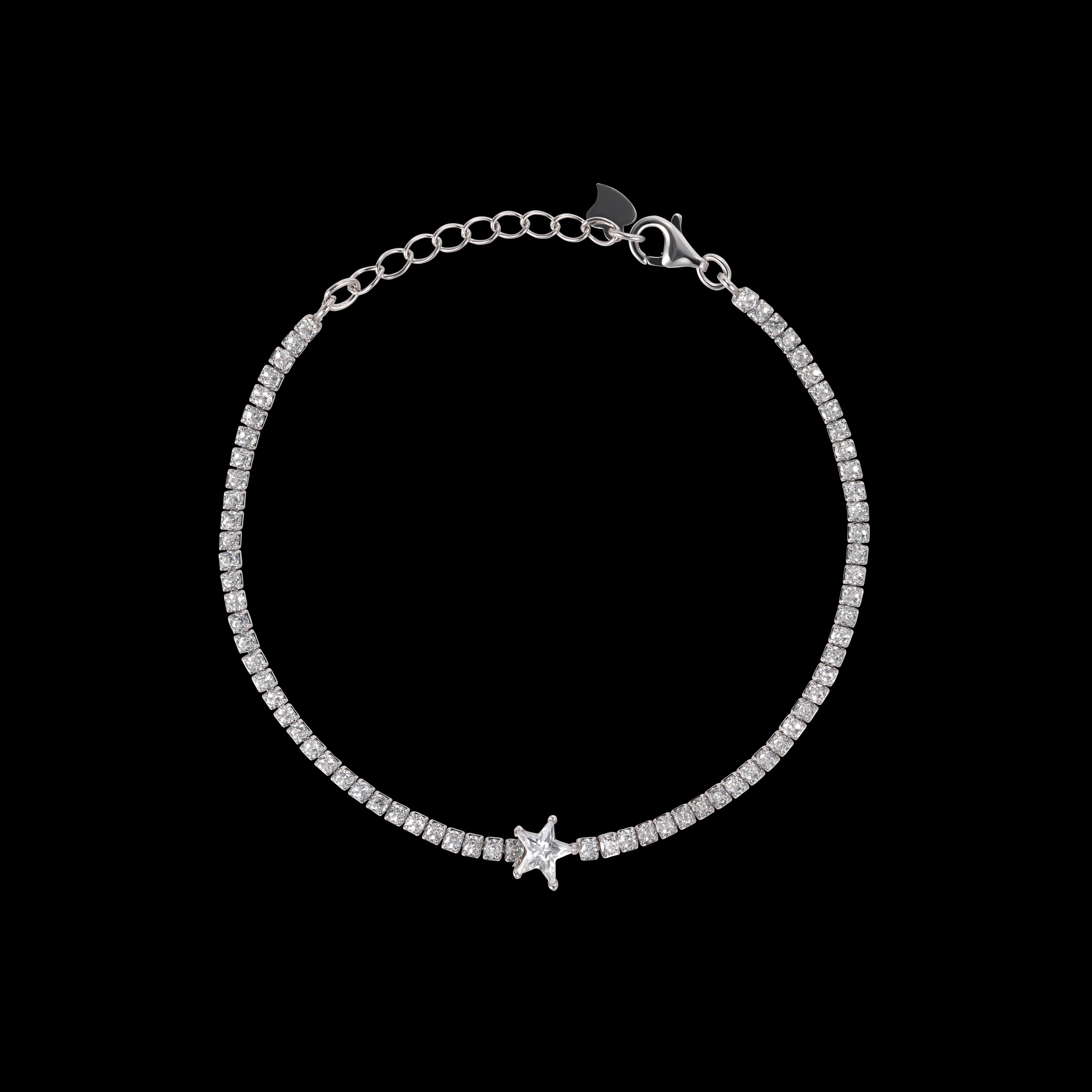 نجمة الفضة، سوارات الفضة، أزياء أزياء Item Picture
