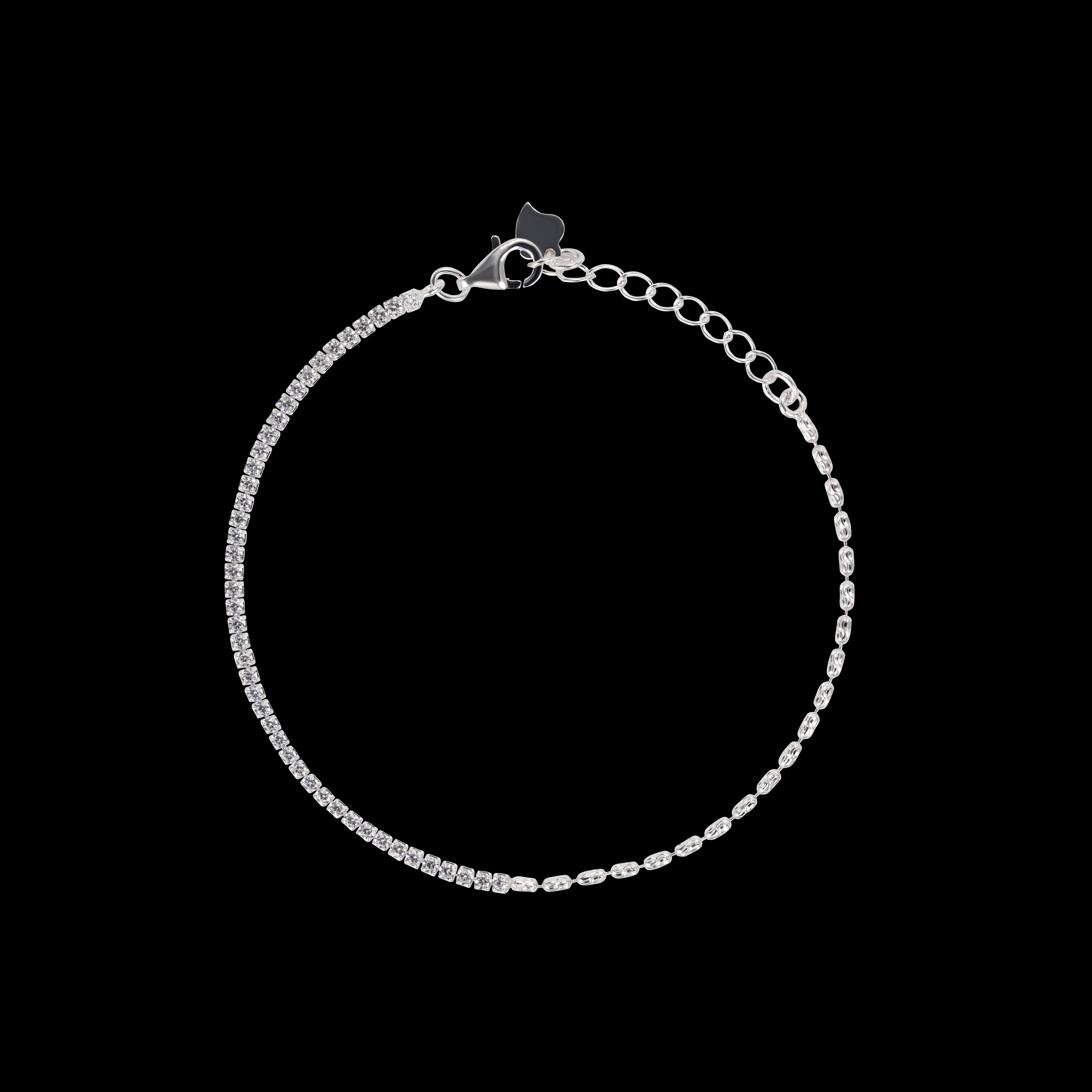 حزم من الفضة، سوارات فضية أنيقة هندسية، أزياء، أزياء أزياء DSC02771. Item Picture