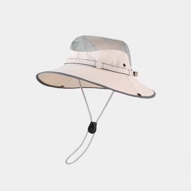 Spring and summer wide-brimmed outdoor casual hiking hat, fashionable fishing hat, and a cute hooded hat for women detail image 7