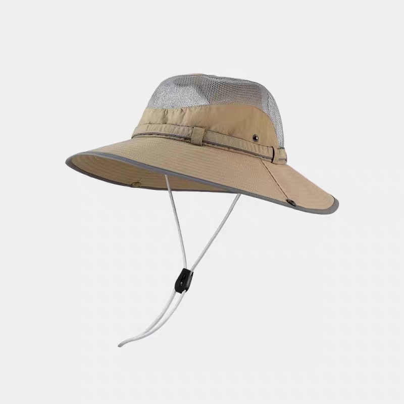Spring and summer wide-brimmed outdoor casual hiking hat, fashionable fishing hat, and a cute hooded hat for women detail image 5