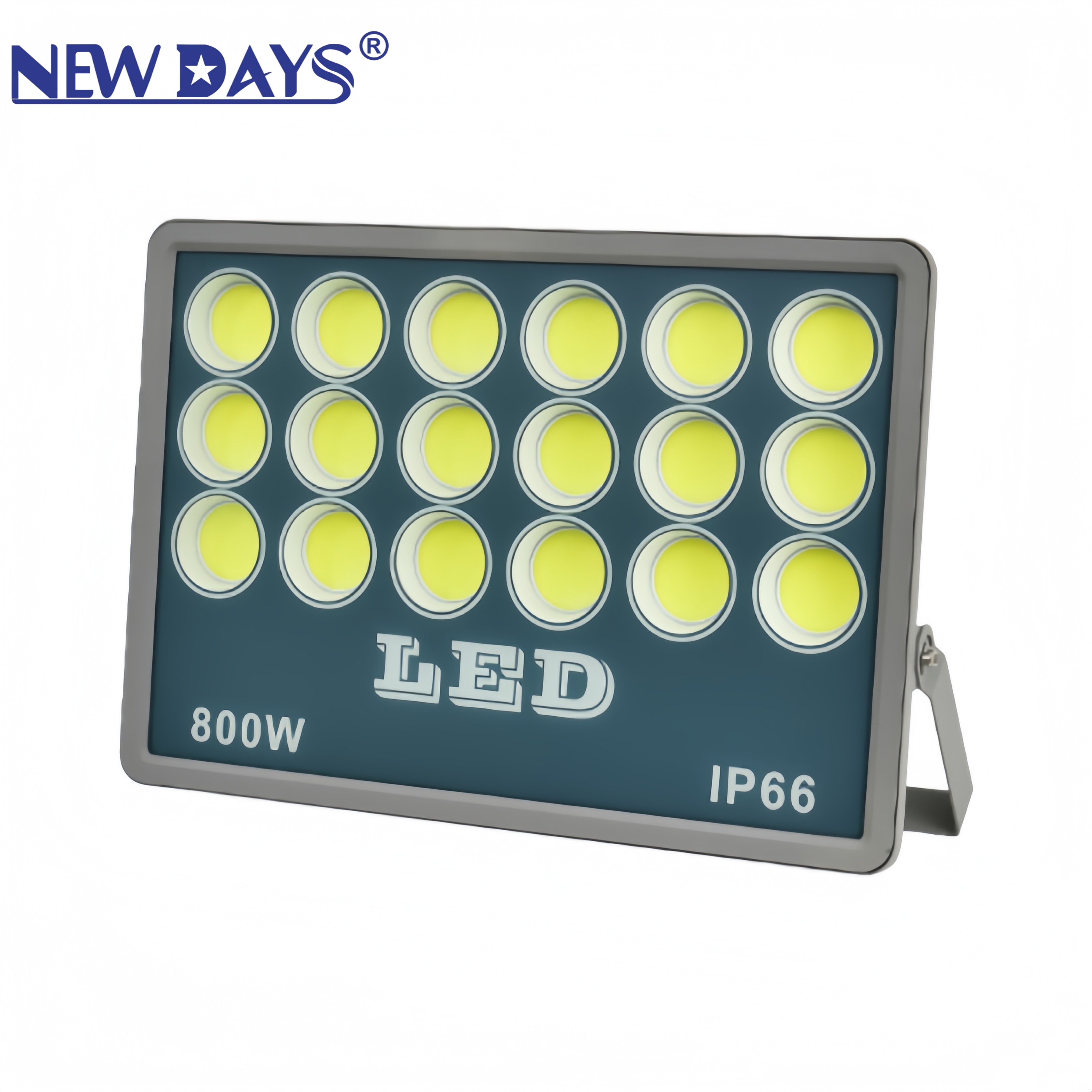 NEWDAYS brand cross-border new led floodlights, spotlights, courtyard lighting energy-saving ultra-bright die-cast aluminum material waterproof and dustproof led lamps, ultra-long battery life fill lights Item Picture