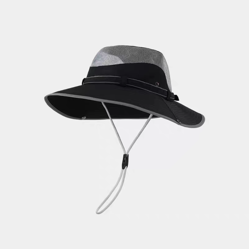 Spring and summer wide-brimmed outdoor casual hiking hat, fashionable fishing hat, and a cute hooded hat for women detail image 2