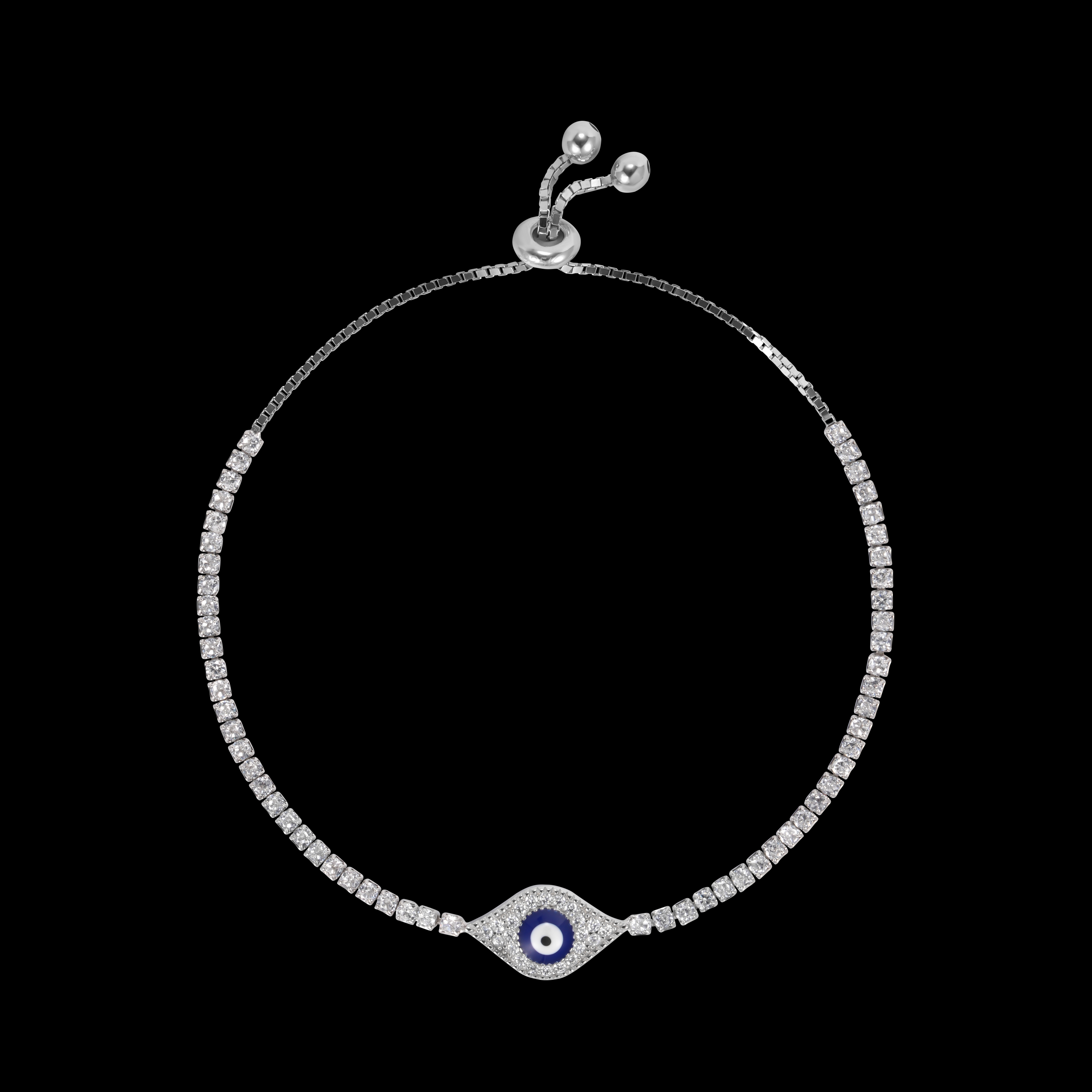 عين الشيطان الفضية، السوار الفضي، الأزياء Item Picture