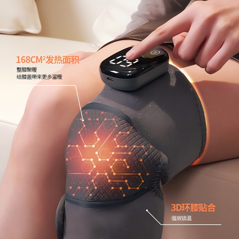 电动筋膜枪小型膝盖按摩器手持肌肉放松按摩便携式家用【熊宇宙潮玩空间】