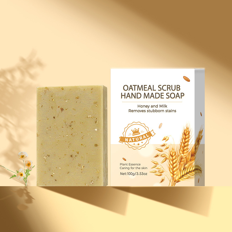 maxi limpio100g Oatmeal soap Facial and Bath Soap Plant-based soap Specification image