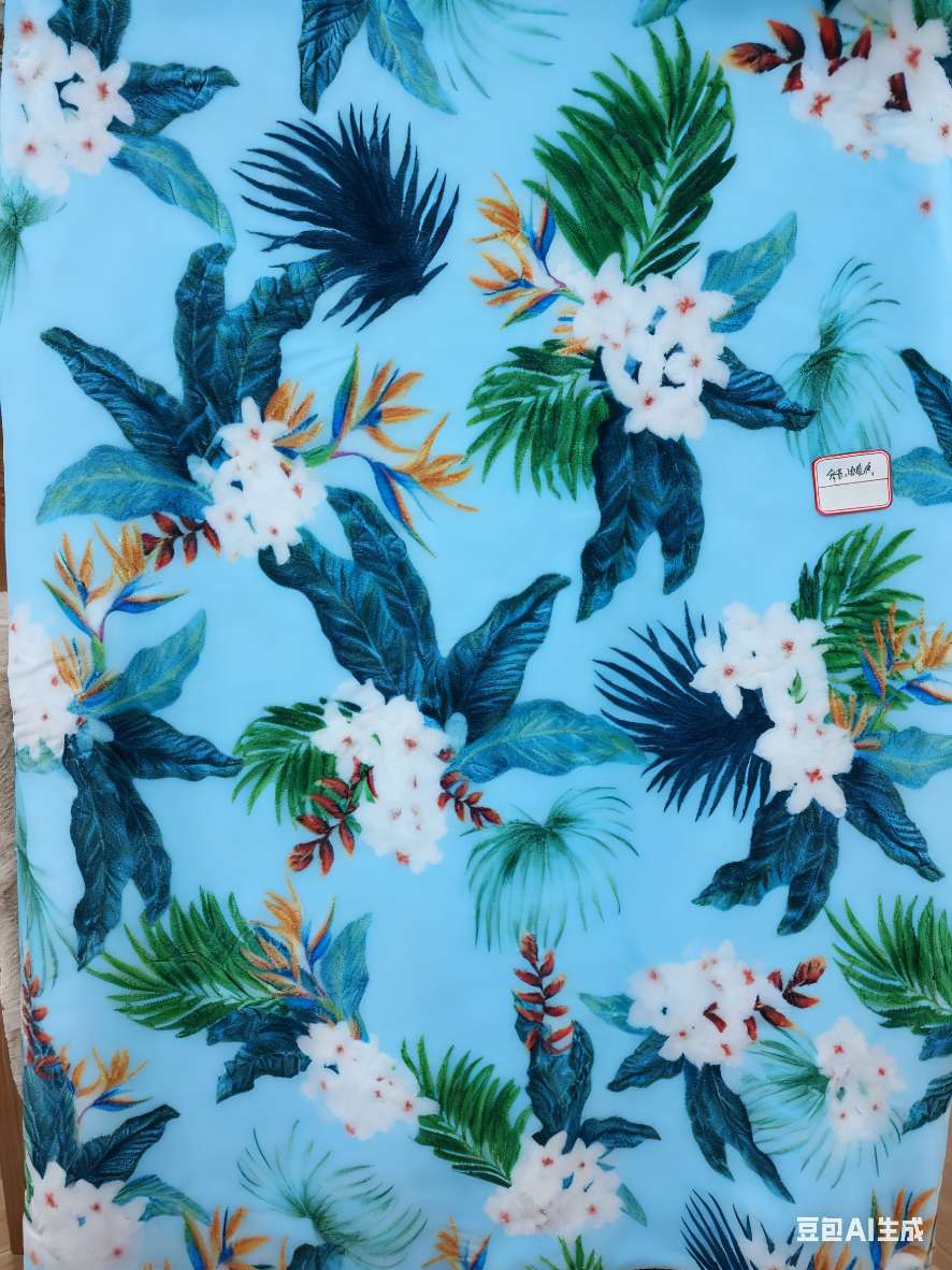 New printed butterfly fleece details Picture