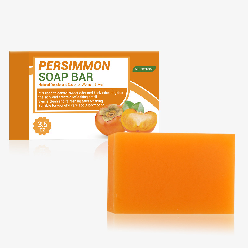 maxi limpio100g Persimmon Soap, Handmade Bath Soap, Bath Cleaning Soap, Odor Soap, exclusively for export
