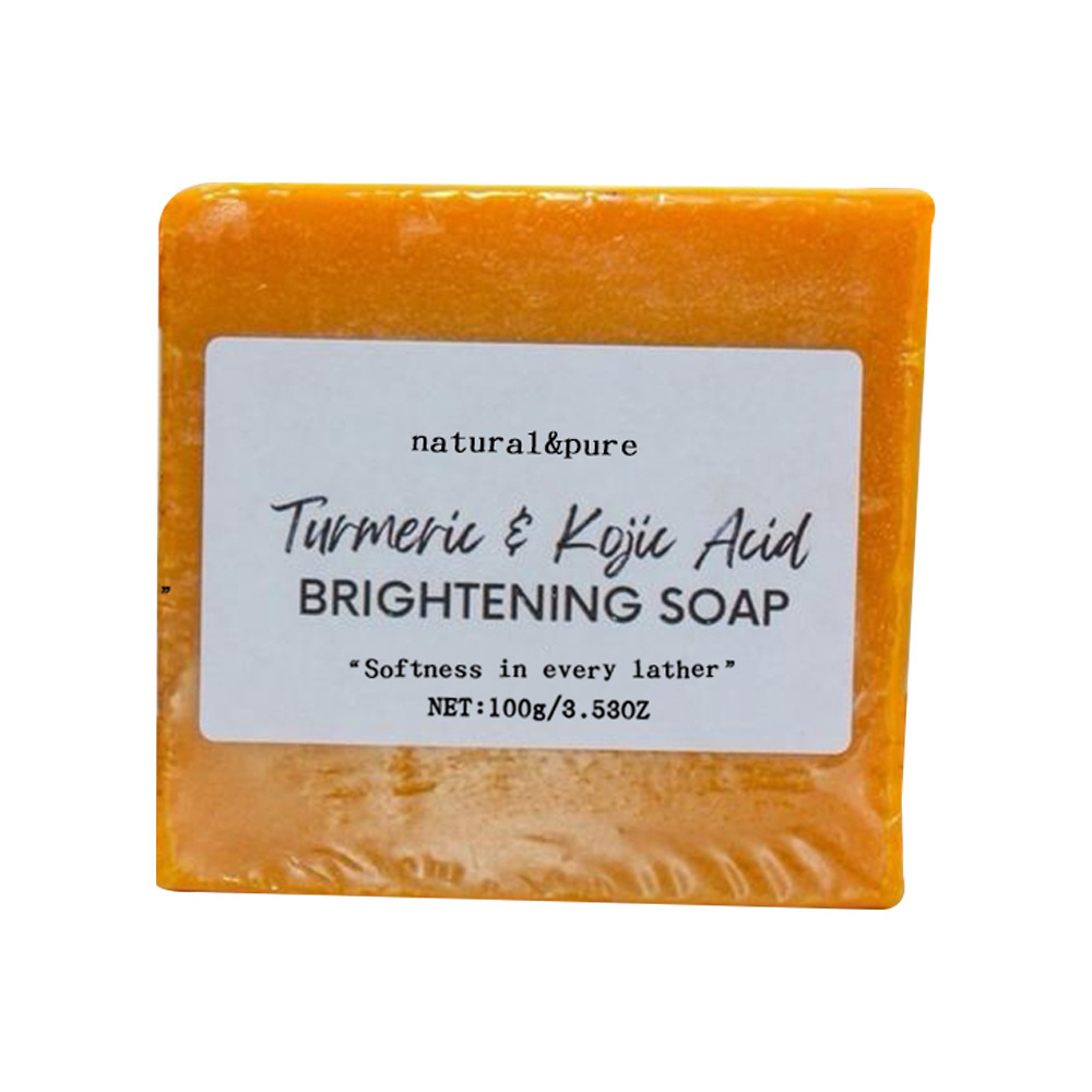 maxi limpio100g曲酸皂姜黄颗粒皂柠檬皂turmeric Kojic acid香皂