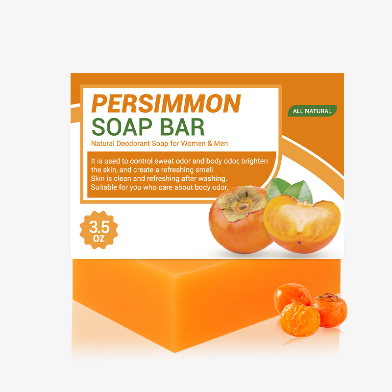 maxi limpio100g Persimmon Soap, Handmade Bath Soap, Bath Cleaning Soap, Odor Soap, exclusively for export details Picture