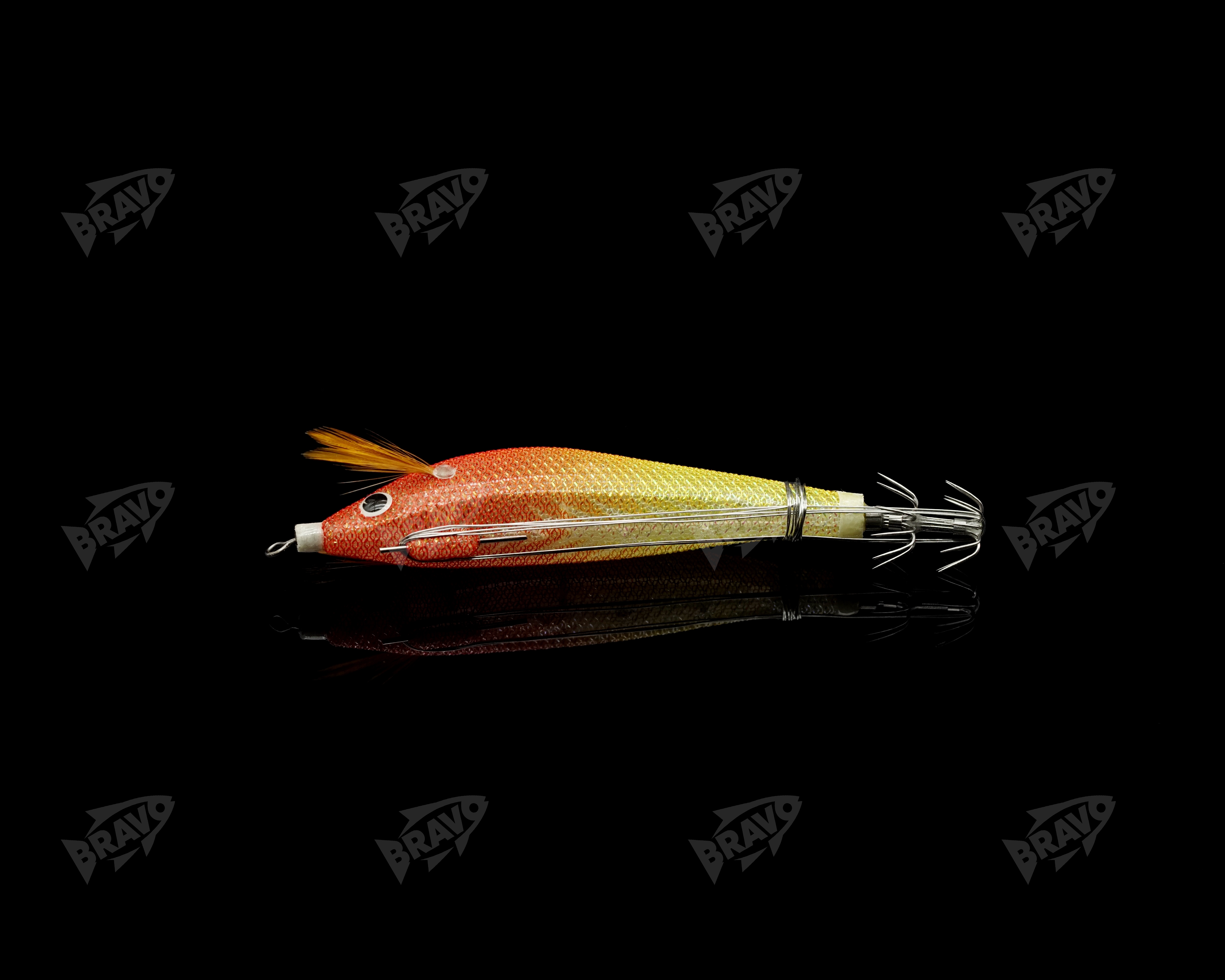 PERABO steel wire wood shrimp bait artificial bait can be tied to live baits with fish slices, glow-in-night UV squid hooks and artificial shrimp pic 8