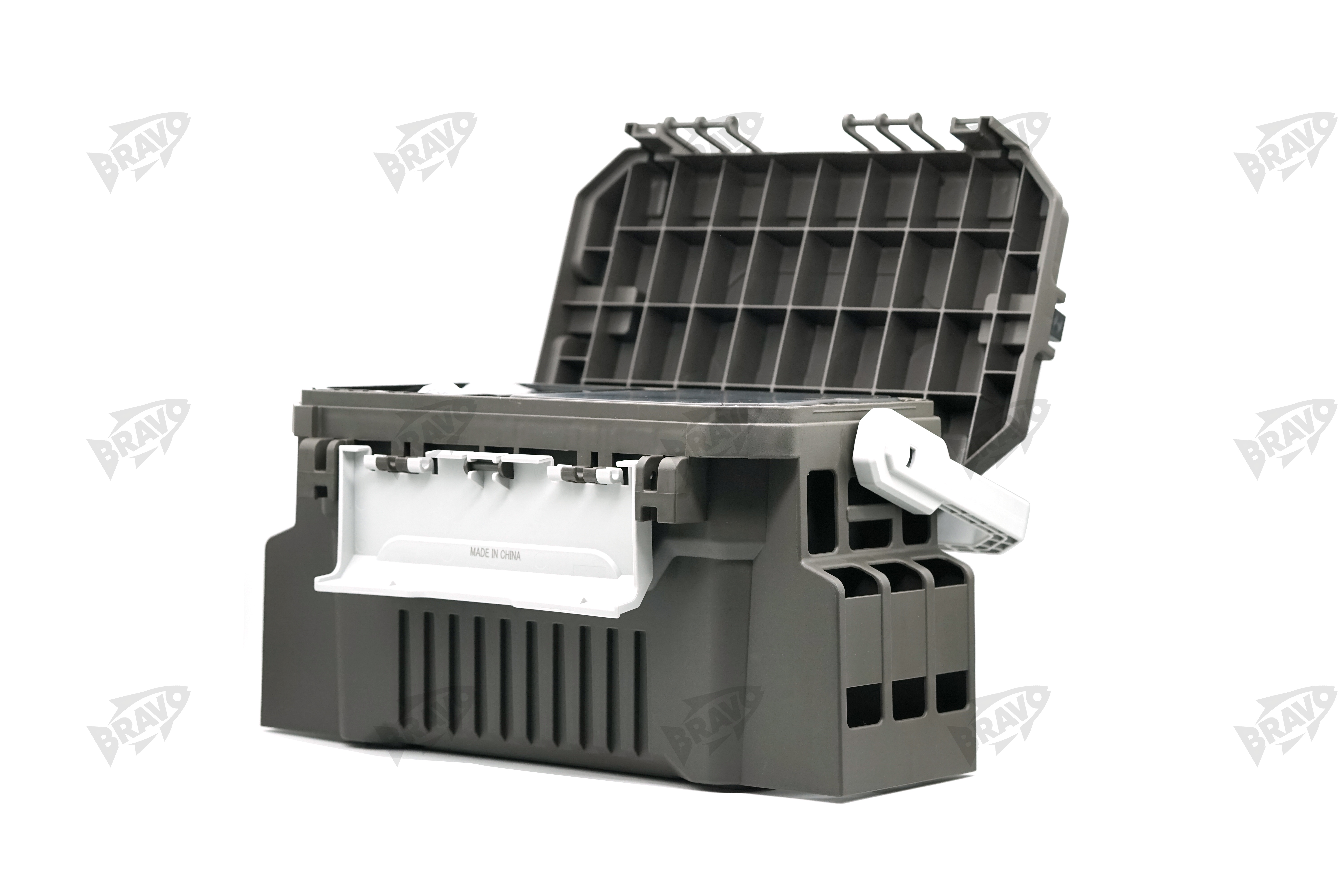 BRAVO Lure fishing box with rod insertion, thickened sea fishing and rock fishing, large-capacity storage box, multi-functional lure fishing box pic 9