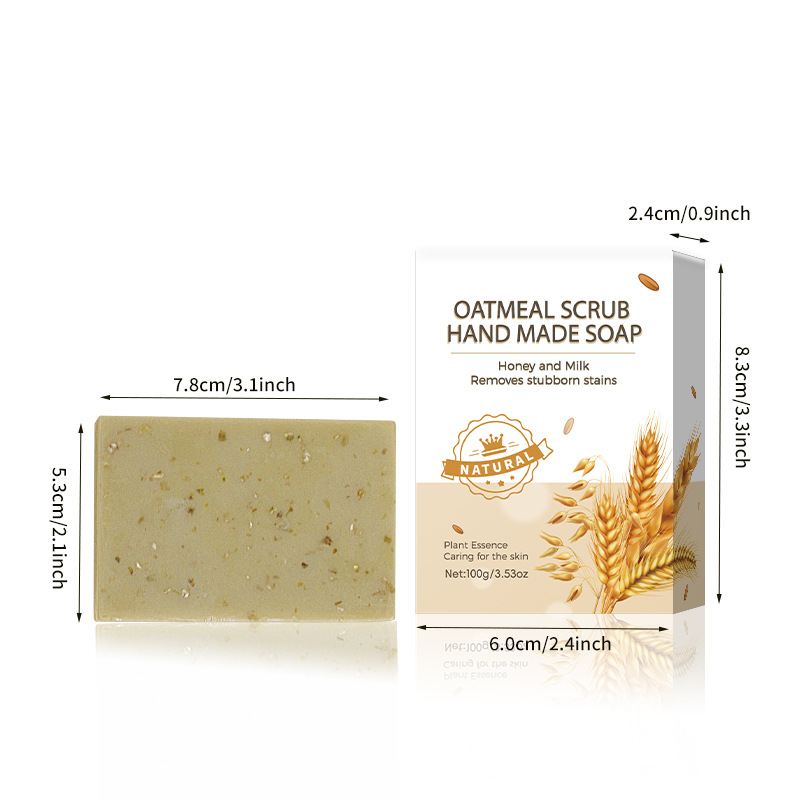 maxi limpio100g Oatmeal soap Facial and Bath Soap Plant-based soap
