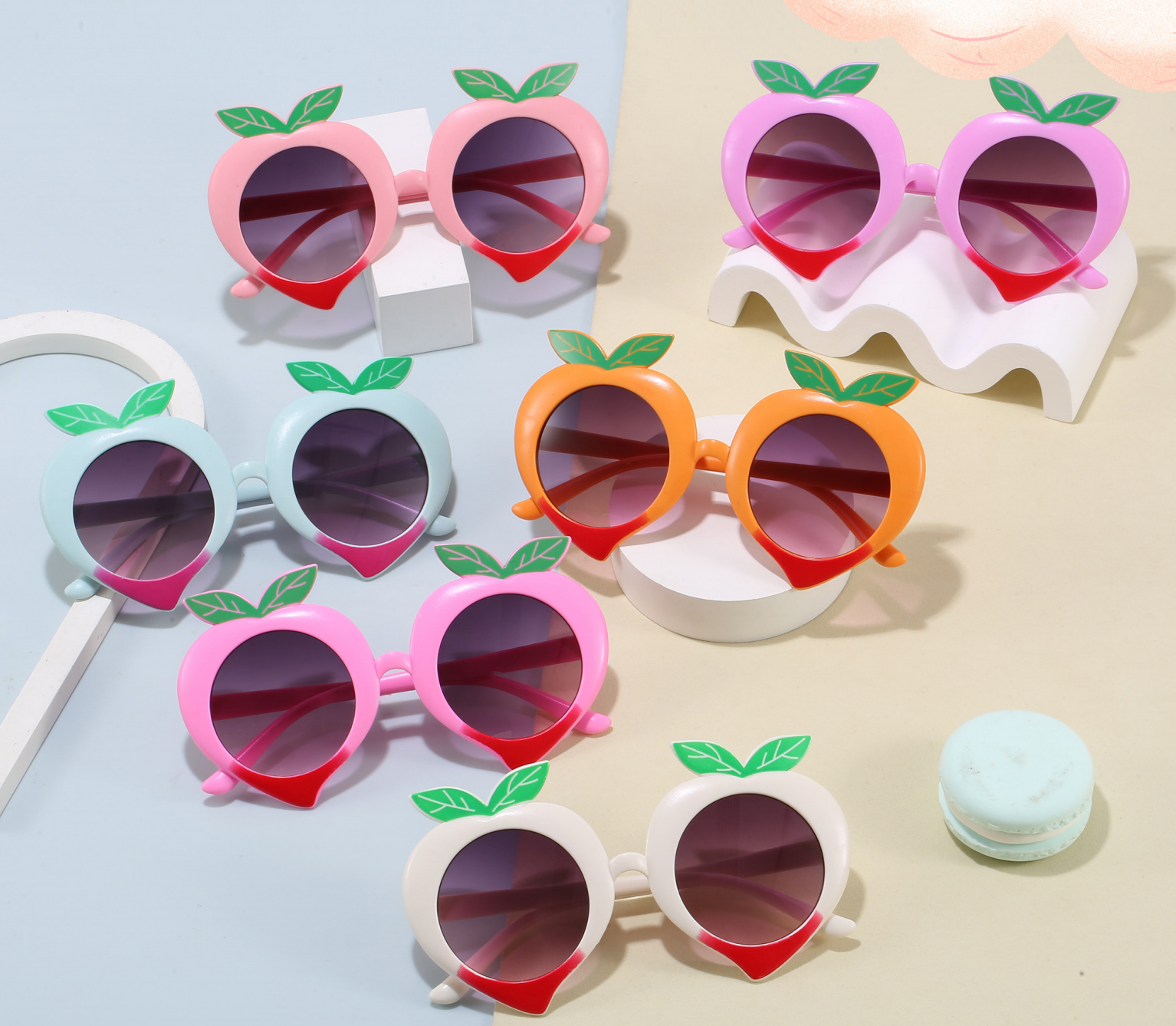 6645夏日水果搞怪眼镜 男女童太阳镜