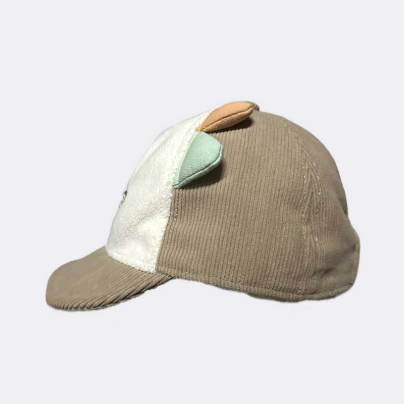 Children's soft brim baseball caps for autumn and winter details Picture