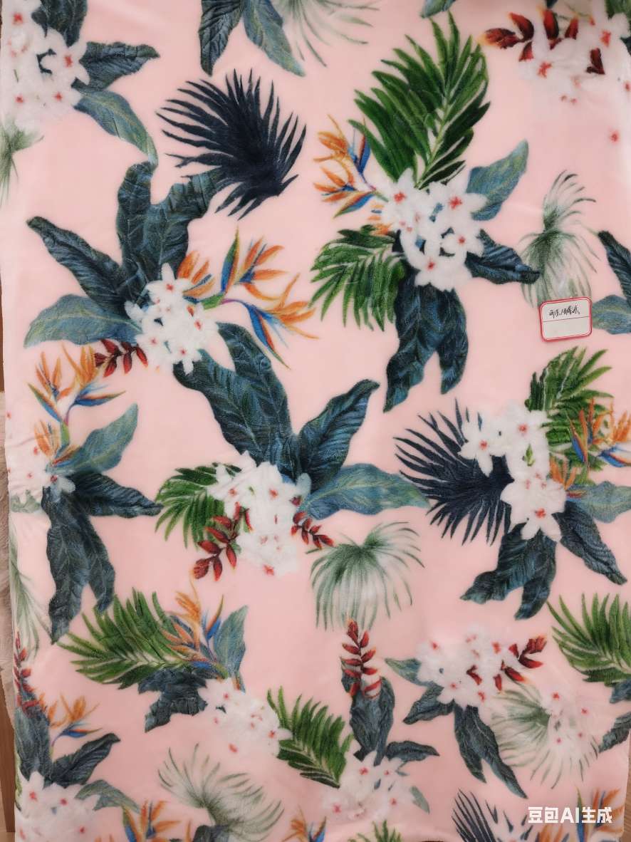 New printed butterfly fleece