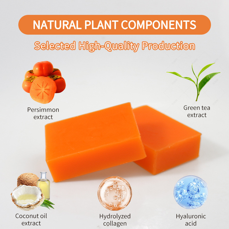 maxi limpio Persimmon soap bar for Cleansing, Bathing and Deodorizing details Picture