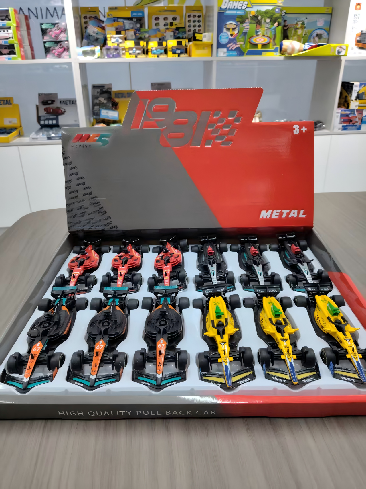 合金迷你遥控汽车F1方程式赛车桌面漂移小车儿童玩具男孩产品图
