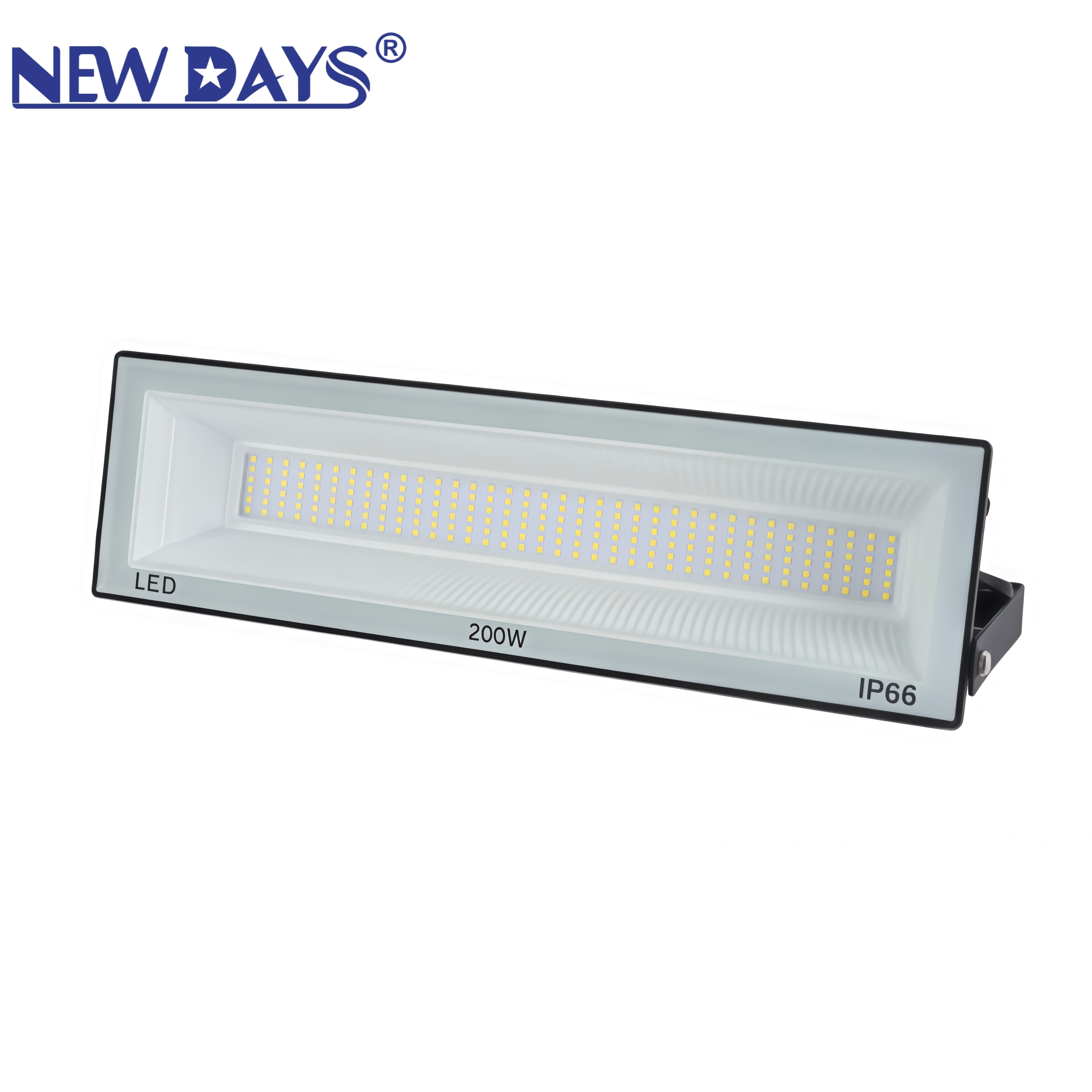 NEWDAYS品牌跨境新款led投光灯超亮户外防水庭院门头照明灯室外广告招牌长条投射灯白底实物图