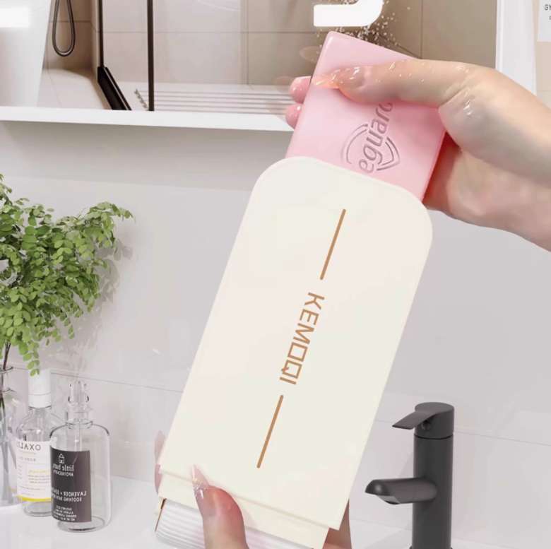 Multi-functional soap foaming box, high-elasticity soap box, no need to rub clothes by hand, household anti-slip and draining soap storage box, soap dispenser, soap box detail image 10