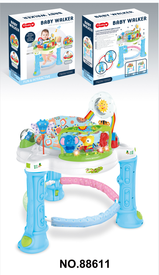 Cross-border baby fitness frame, large-sized jumping chair, baby multi-functional swing, bouncing chair, baby walker toy pic 4