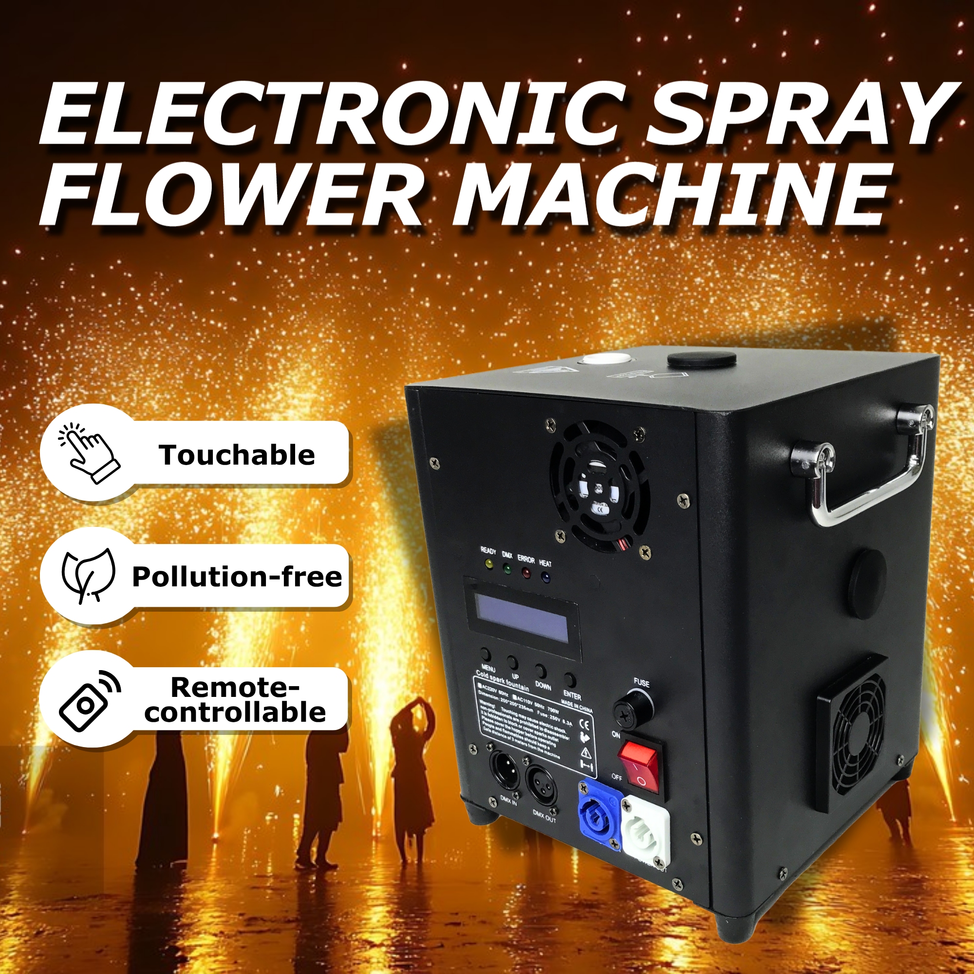 Factory Direct Sales Of Electronic Spray Machines, Stage Bars, Large-Scale Wedding Events, Music Festivals, Concerts, Ktvs, Nightclubs, Performance Atmosphere Creation, Special Effect Props, Spray Electronic Starlight Machines