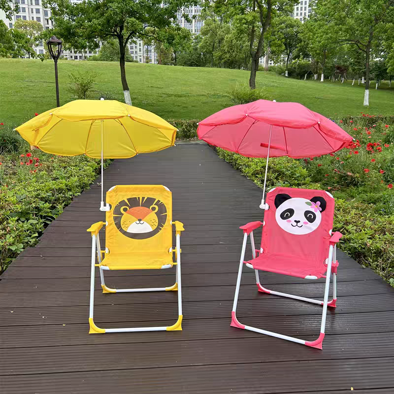 儿童沙滩椅子折叠海边户外儿童遮阳伞野营休闲靠背宝宝2025新款详情图11