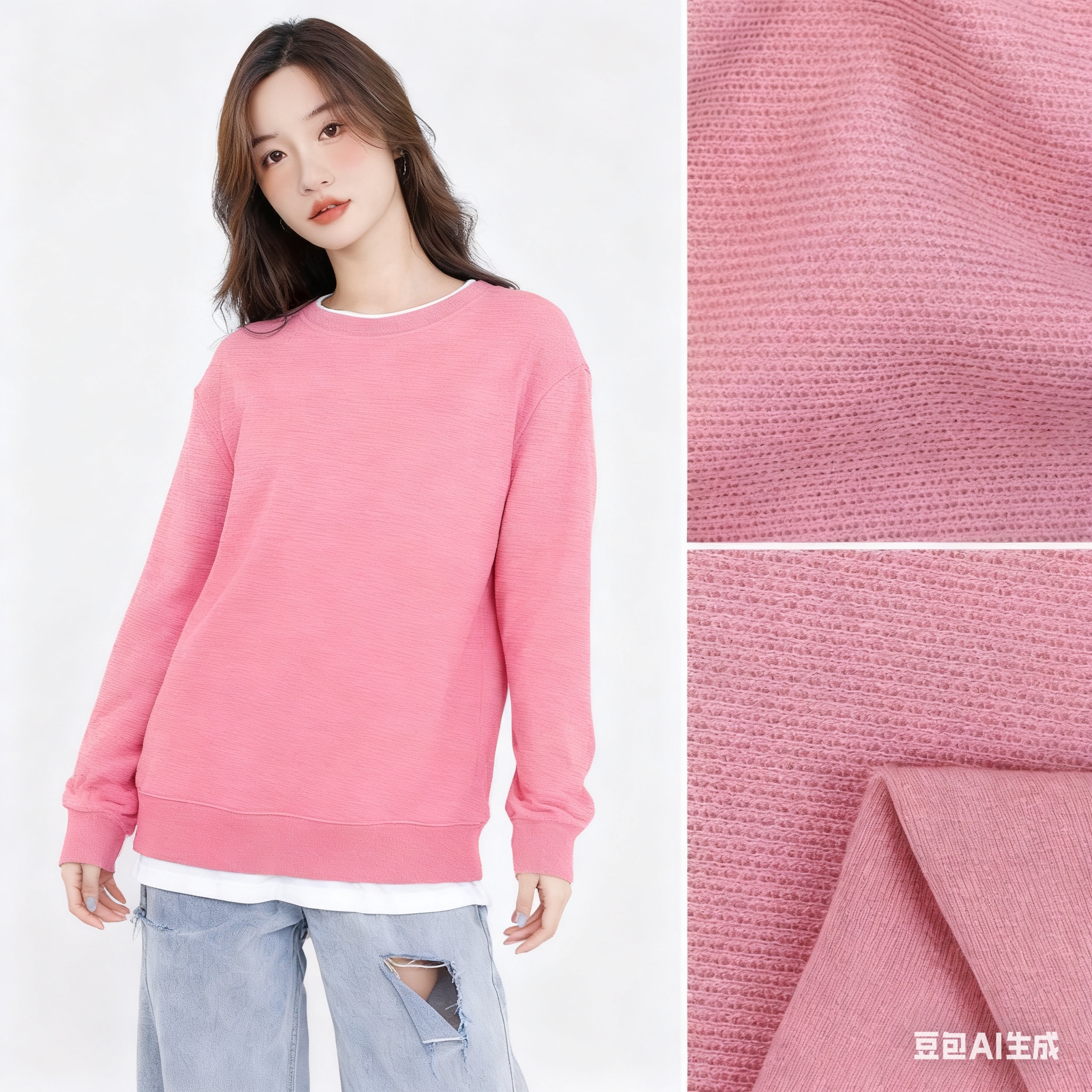 160cm宽幅麦穗棉面料280g厚实款亲肤透气不起球适合服装/家纺/装饰等多场景 厂家直供高性价比 爆款面料现货速发